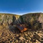 Mayon Cliff Ship Wreck